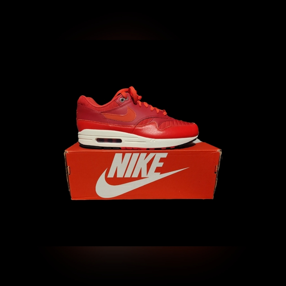Nike Air Max 1 'Gym Red Crimson' sneaker Sz 10 M